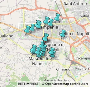 Mappa Via Giovanni XXIII N., 80018 Mugnano di Napoli NA, Italia (1.369)