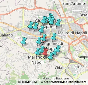 Mappa Via Giovanni XXIII N., 80018 Mugnano di Napoli NA, Italia (1.45105)