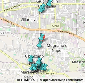 Mappa Via Giovanni XXIII N., 80018 Mugnano di Napoli NA, Italia (1.355)