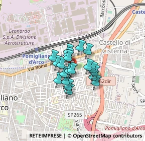 Mappa Via Foggia, 80038 Pomigliano d'Arco NA, Italia (0.256)