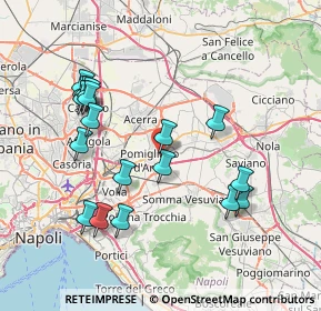Mappa Via Foggia, 80038 Pomigliano d'Arco NA, Italia (8.35167)
