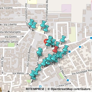 Mappa Via San Giovanni, 80018 Mugnano di Napoli NA, Italia (0.10345)
