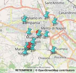 Mappa Via San Giovanni, 80018 Mugnano di Napoli NA, Italia (1.74154)