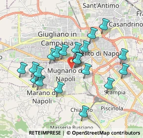 Mappa Via Salvo D'Acquisto, 80018 Mugnano di Napoli NA, Italia (1.8285)