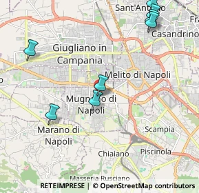 Mappa Via Salvo D'Acquisto, 80018 Mugnano di Napoli NA, Italia (3.375)