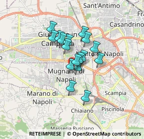 Mappa Via G. Gentile, 80018 Mugnano di Napoli NA, Italia (1.22235)