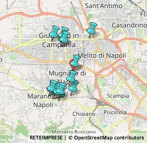 Mappa Via G. Gentile, 80018 Mugnano di Napoli NA, Italia (1.62429)