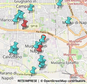 Mappa Via Salvo D'Acquisto, 80018 Mugnano di Napoli NA, Italia (1.278)