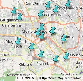 Mappa Circonvallazione Provinciale di Napoli, 80017 Melito di Napoli NA, Italia (2.25611)