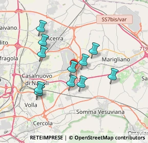 Mappa Via Yitzhak Rabin, 80038 Pomigliano d'Arco NA, Italia (3.42727)