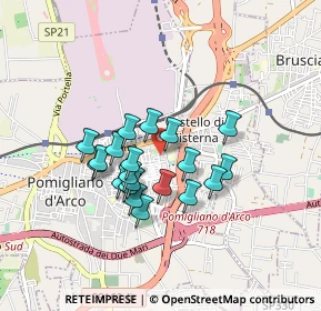Mappa Via Yitzhak Rabin, 80038 Pomigliano d'Arco NA, Italia (0.718)