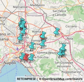 Mappa Via Yitzhak Rabin, 80038 Pomigliano d'Arco NA, Italia (8.42222)