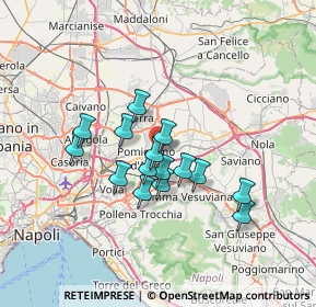 Mappa Via Yitzhak Rabin, 80038 Pomigliano d'Arco NA, Italia (5.70667)
