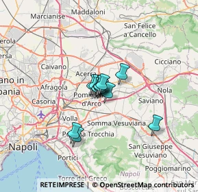 Mappa Via Yitzhak Rabin, 80038 Pomigliano d'Arco NA, Italia (3.4025)