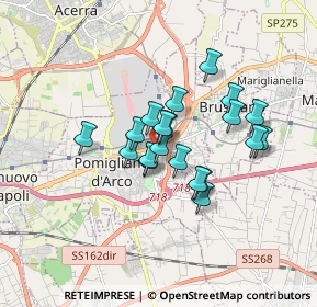 Mappa Via Yitzhak Rabin, 80038 Pomigliano d'Arco NA, Italia (1.3405)