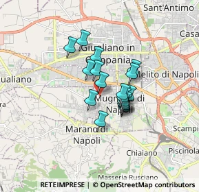 Mappa Via Papa Giovanni XXIII, 80018 Mugnano di Napoli NA, Italia (1.18)