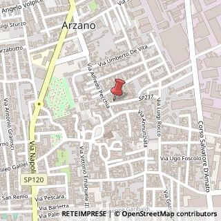 Mappa Via Rocco Luigi, 10, 80022 Arzano, Napoli (Campania)