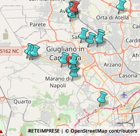 Mappa Via Gioacchino Rossini, 80018 Mugnano di Napoli NA, Italia (4.28167)