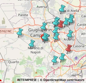 Mappa Via Gioacchino Rossini, 80018 Mugnano di Napoli NA, Italia (3.885)