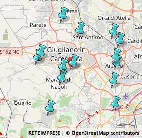Mappa Via Gioacchino Rossini, 80018 Mugnano di Napoli NA, Italia (4.40214)