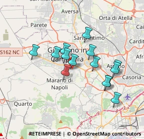 Mappa Via Gioacchino Rossini, 80018 Mugnano di Napoli NA, Italia (3.21357)