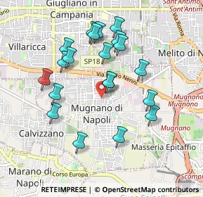 Mappa Via Gioacchino Rossini, 80018 Mugnano di Napoli NA, Italia (0.9605)