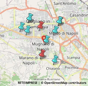 Mappa Via Gioacchino Rossini, 80018 Mugnano di Napoli NA, Italia (1.77)