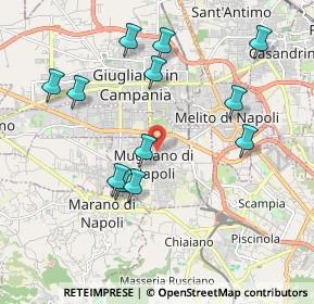 Mappa Via Gioacchino Rossini, 80018 Mugnano di Napoli NA, Italia (2.15667)