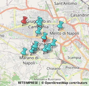 Mappa Via Gioacchino Rossini, 80018 Mugnano di Napoli NA, Italia (1.43154)
