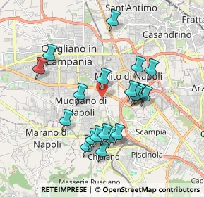 Mappa Via Metropolitana, 80018 Mugnano di Napoli NA, Italia (1.8745)