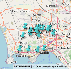 Mappa Via Bernardo Cavallino, 80018 Mugnano di Napoli NA, Italia (5.375)