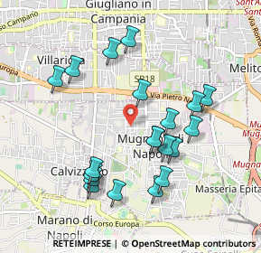 Mappa Via Marchese Venusio, 80018 Mugnano di Napoli NA, Italia (1.013)