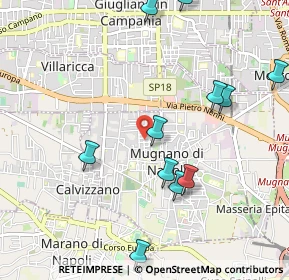 Mappa Via Bernardo Cavallino, 80018 Mugnano di Napoli NA, Italia (1.23364)