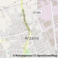 Mapa Arzano