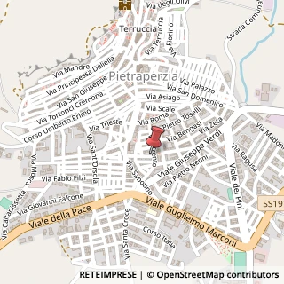 Mappa Via trento 18, 94012 Pietraperzia, Enna (Sicilia)