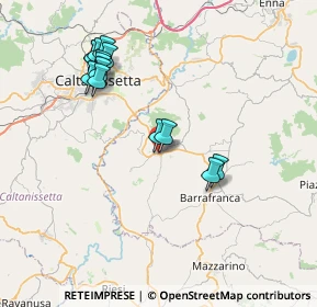 Mappa Via John Kennedy, 94016 Pietraperzia EN, Italia (8.67571)