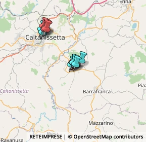 Mappa Via John Kennedy, 94016 Pietraperzia EN, Italia (5.87917)