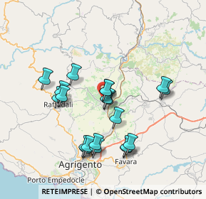 Mappa Via Salto D'Angiò, 92021 Aragona AG, Italia (7.677)