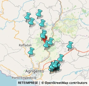 Mappa Via Salto D'Angiò, 92021 Aragona AG, Italia (8.887)