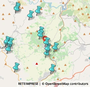 Mappa Via Salto D'Angiò, 92021 Aragona AG, Italia (6.113)