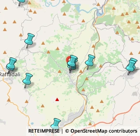 Mappa Via Salto D'Angiò, 92021 Aragona AG, Italia (5.375)