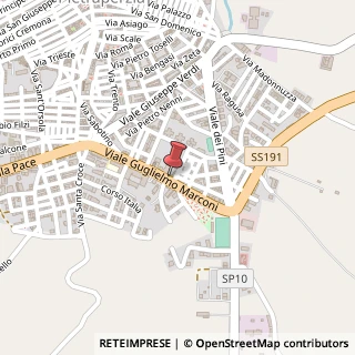 Mappa Via Guglielmo Marconi, 73, 94016 Pietraperzia, Enna (Sicilia)