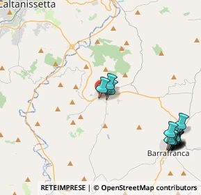 Mappa Via Santa Croce, 94016 Pietraperzia EN, Italia (6.07)