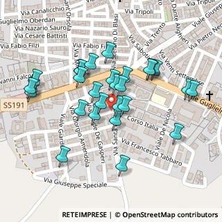 Mappa Via Santa Croce, 94016 Pietraperzia EN, Italia (0.11429)