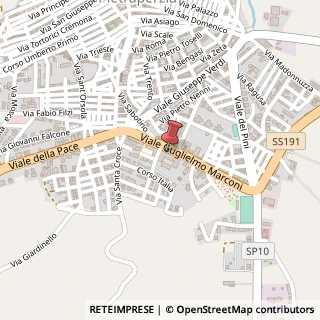 Mappa Via Guglielmo Marconi, 10, 94016 Pietraperzia, Enna (Sicilia)