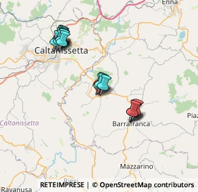 Mappa 94016 Pietraperzia EN, Italia (7.9585)