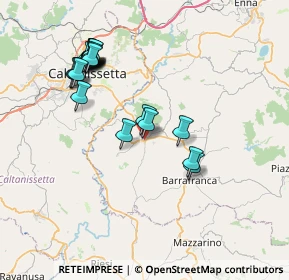 Mappa Viale dei Pini, 94016 Pietraperzia EN, Italia (8.611)