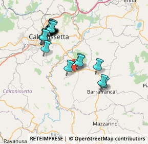 Mappa SS191, 94016 Pietraperzia EN, Italia (8.323)