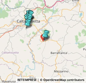 Mappa SS191, 94016 Pietraperzia EN, Italia (8.7305)