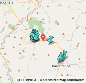Mappa Str. Vicinale, 94016 Pietraperzia EN, Italia (2.744)